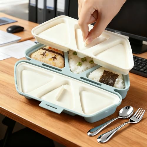 6-in-1 Onigiri Mold - Triangle Rice Ball Maker for Quick Meals