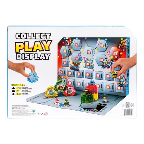 Celebrate the End of Year with MrBeast Hyper Fusion Advent Calendar, Opens A Door Every Day to discover 14 Exclusive Micro-Creatures, 22 Stickers and 7 Fusion Capsules
