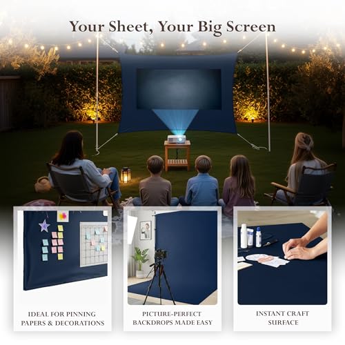 Utopia Bedding Queen Flat Sheet - Ultra Soft Brushed Microfiber, Navy