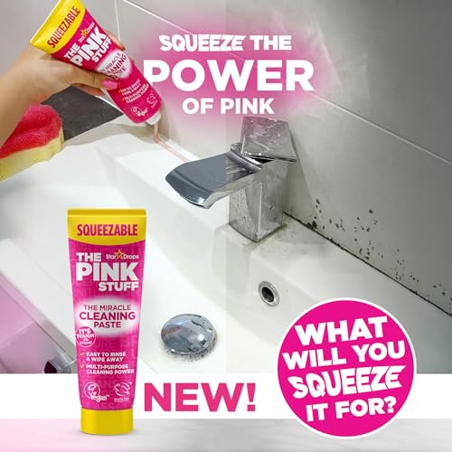 The Pink Stuff Miracle Squeezable Cleaning Paste - 10.6 oz Tube