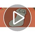 Green Gingham Christmas Stockings - 4 Pack, 18 Inches Large Ruffled Holiday Stockings