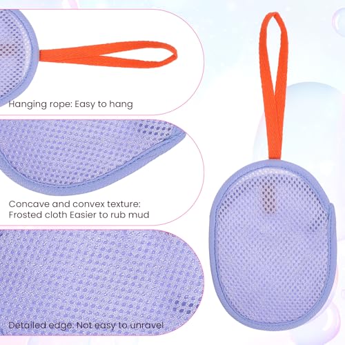 4-Pack Mesh Exfoliating Soap Pouch - Bar Soap Saver Bag & Scrubber