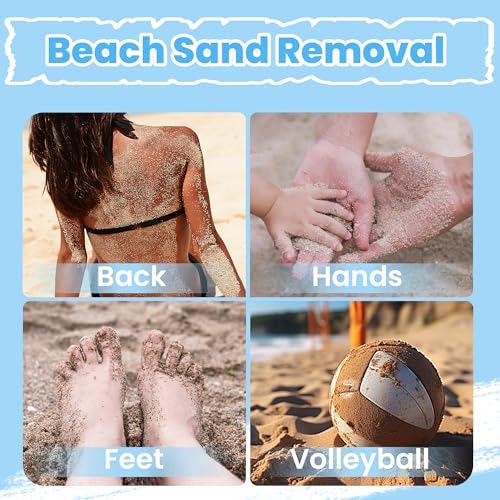 LETAAAKA Beach Sand Remover for Skin, Talc-Free & Reusable - 1 Pack