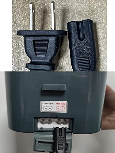 Buddew Electric Lunch Box Power Cord Set - 12V/24V Car & 110V-230V Wall