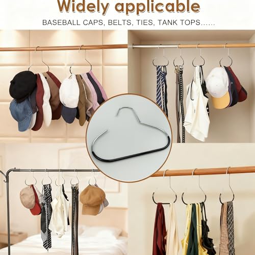 Stainless Steel Hat Organizer - 4 Pack Baseball Cap Hangers
