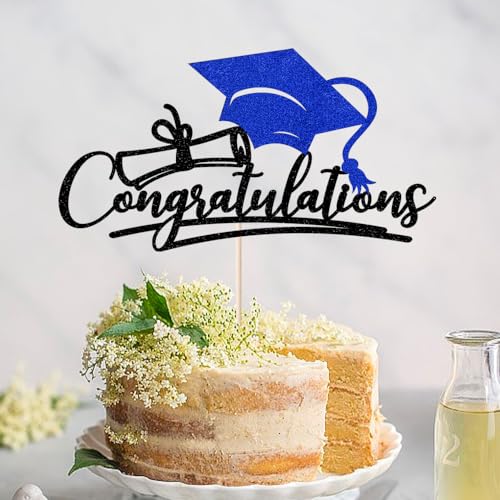 2026 Graduation Cake Topper - Congrats Grad Party Decor