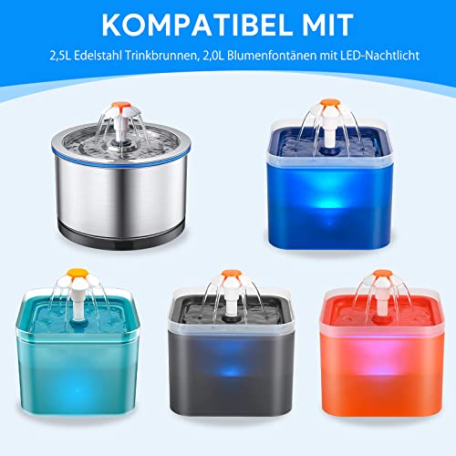 12 Pack Cat Water Fountain Filters for 2L-2.5L Fountains