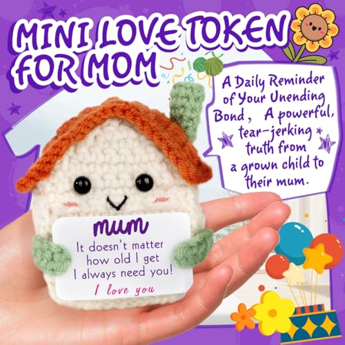 Crochet House Mom Gift from Daughter Son Sentimental Keepsake