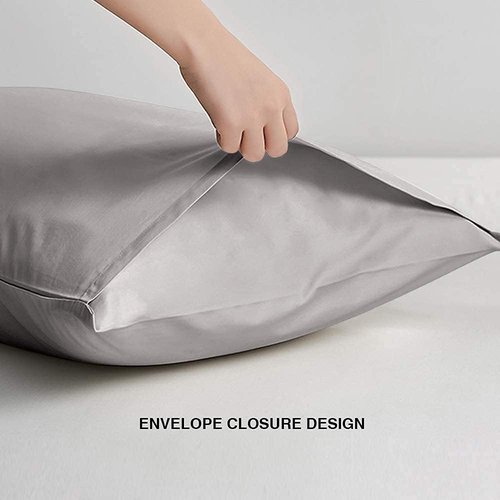 FLXXIE Body Pillow Cover - Super Soft Microfiber | 20x54 Envelope Closure, Wrinkle & Stain Resistant - Smoky Grey
