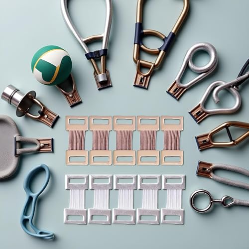 10 Pcs Bandage Wrap Stretch Metal Clips Fixation Clamps Hooks Kit for Sport White/Coffee Replacement Elastic Bandage Wrap Clips Black, Adhesive Bandages, Bandages and Bandaging Supplies