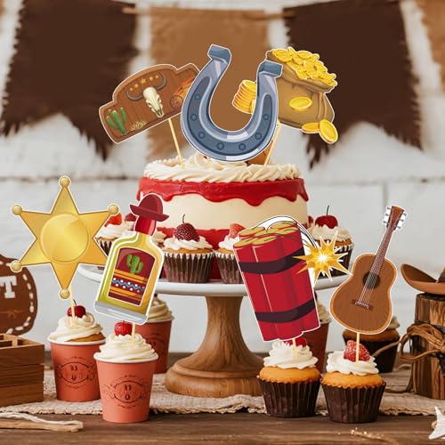 36 Cowboy Photo Booth Props for Western Theme Parties