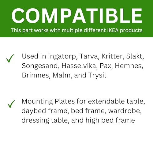 IKEA Bed Frame Replacement Mounting Plate 116791 - Pack of 2