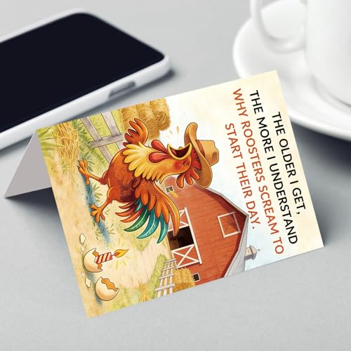 Funny Birthday Card for Men & Women - Humorous Age Milestone Gift