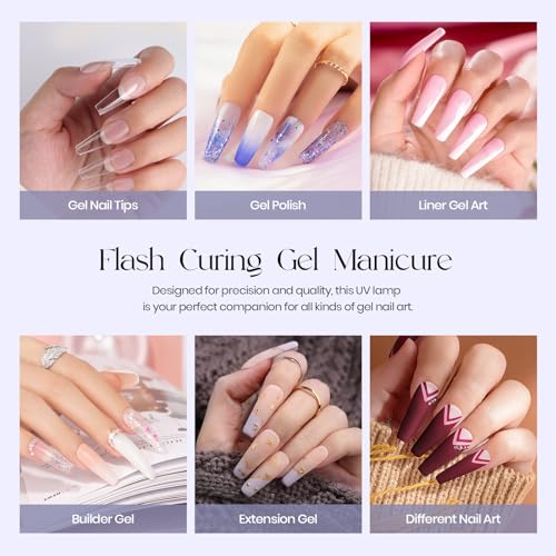 Five Angeles Mini UV Light for Gel Nails – Portable Flash Curing LED Lamp