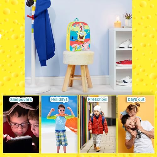 SPONGEBOB SQUAREPANTS Backpack for Kids, 11.6¡± x 9.25¡± x 3.14¡±