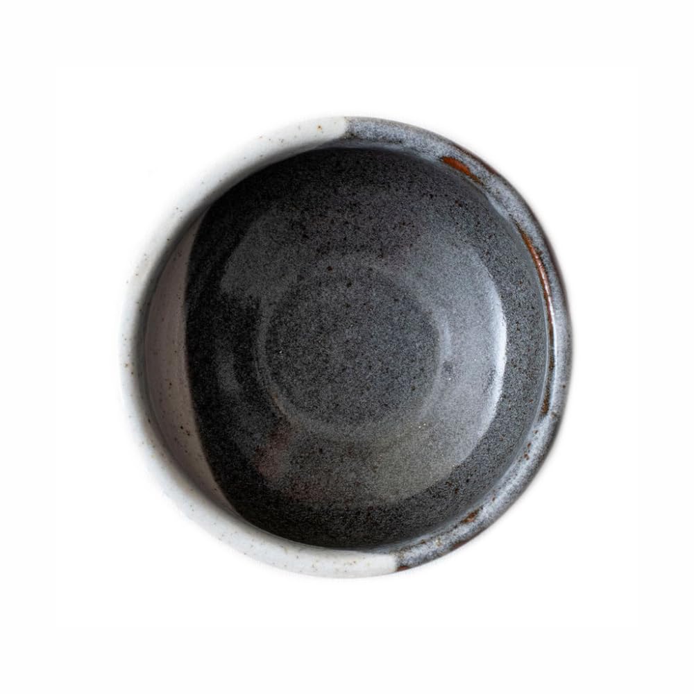 aquanaut Kutani Ware Japanese Matcha Bowl Hidamari, Medium, Brown