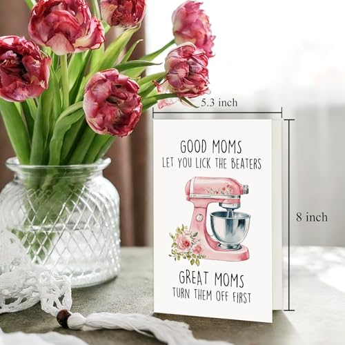 Funny Mother's Day Card for Baking Lovers - Premium Quality Humor