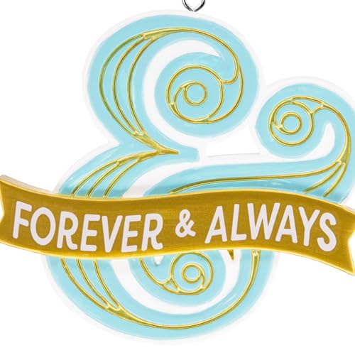 Hallmark Forever & Always Ampersand Christmas Ornament