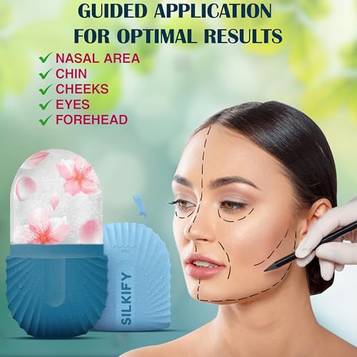 Silkify Ice Face Roller Mold - Reusable Silicone Facial Massager for Depuffing and Skin Care