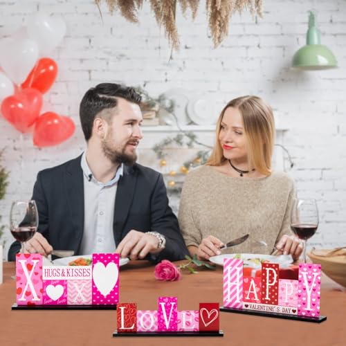 3-Piece Reversible Wooden Centerpiece Decor Set for Holidays