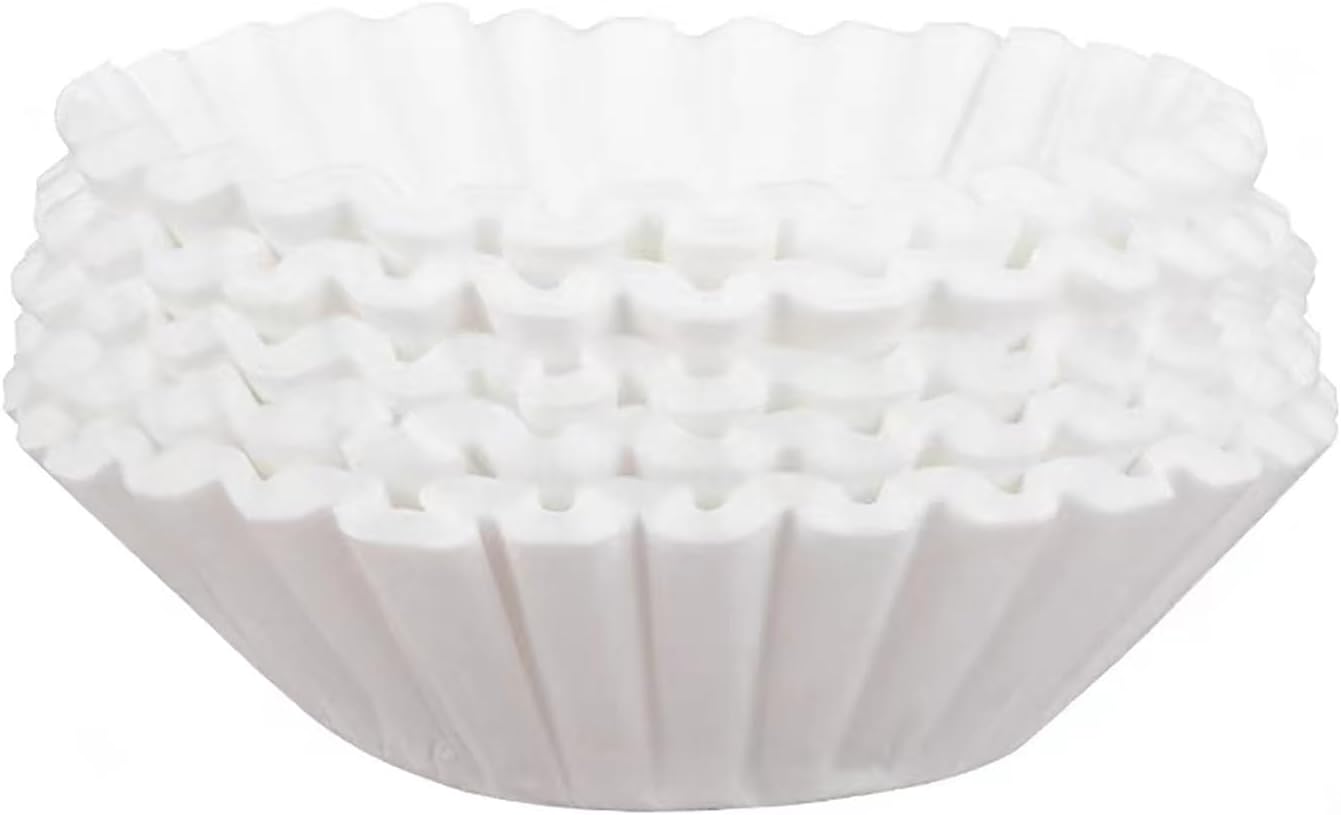 Premium 12-Cup Coffee Filters by [Brand Name] - All-Natural, Large Size (9¾ Inch x 4¼ Inch) | 300 Pack