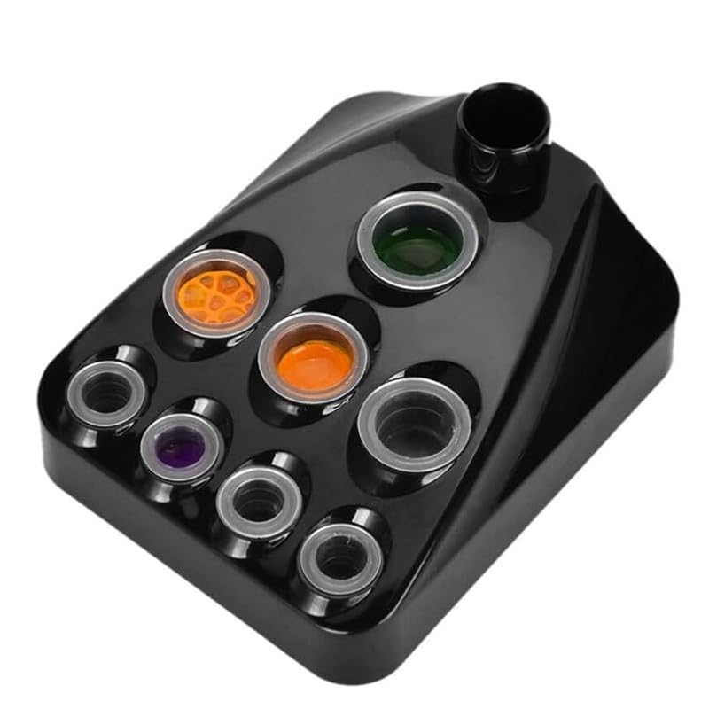 Tattoo Ink Cup Holder Stand Portable Pigment Tray for Salon & Mobile Artists