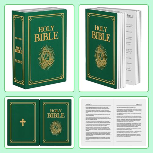 Bible Pillow Book Plush - Soft Decorative Throw Pillow (Green)