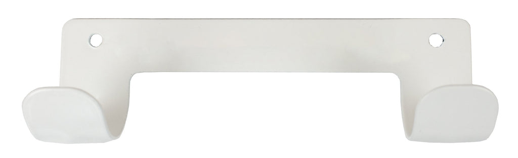 Wholesale Hotel Products T-Leg & Y-Leg Ironing Board Holder, Powder Coated Storage Rack with White Finish, Lightweight & Space Saving Closet Organizer for Ironing Board, Accessories, & More - (White)