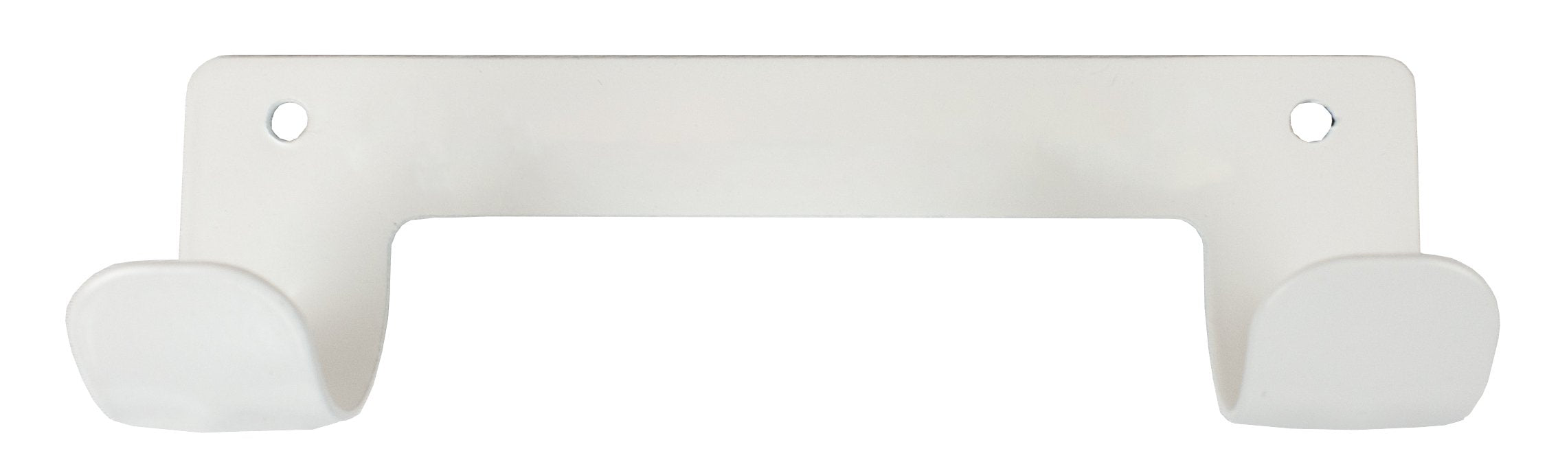 Wholesale Hotel Products T-Leg & Y-Leg Ironing Board Holder, Powder Coated Storage Rack with White Finish, Lightweight & Space Saving Closet Organizer for Ironing Board, Accessories, & More - (White)
