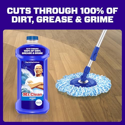 Mr. Clean All Purpose Multi-Surface Cleaner & Floor Soap, Ocean Scent, 41oz