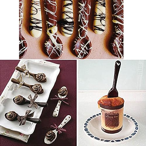 Silicone Spoon-Shaped Chocolate Mold for Cake, Ice, Soap & Candle Decoration - Variation of Spoon