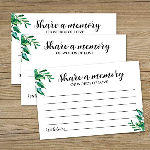50 Share a Memory Cards - 4x6 for Celebrations & Memorials