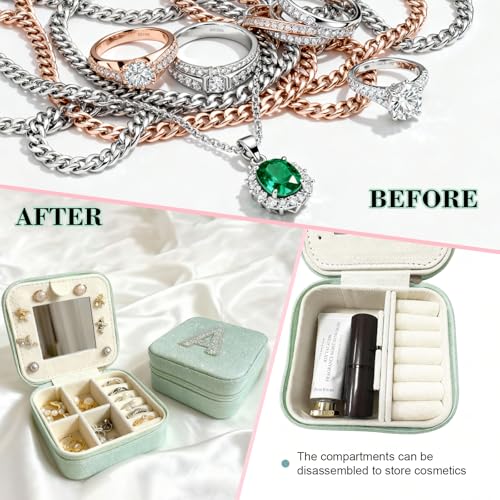 Zyvora Travel Jewelry Case & Portable Organizer Box for Women
