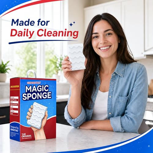 20 Pack Extra Durable Magic Sponge Erasers for Deep Cleaning