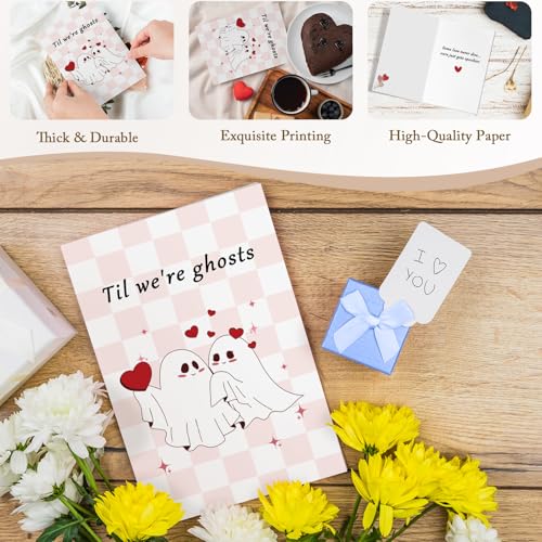 Cute Ghost Valentine's Day Card - Perfect for Him & Her
