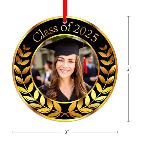 Personalized Graduation Ornament 2025 - Acrylic Photo Frame
