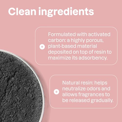 ATTITUDE Natural Odor Eliminator, Activated Carbon Air Purifier - Small