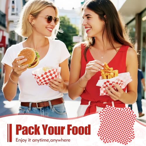 120pcs Grease-Proof Wax Paper Sheets for Sandwiches - 12x12"
