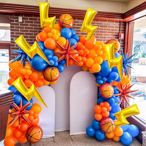 6Pcs 36-Inch Flash Lightning Bolt Foil Balloons for Superhero Party Decor