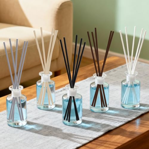 10-Inch Reed Diffuser Replacement Sticks - 60 Pcs Mixed Colors