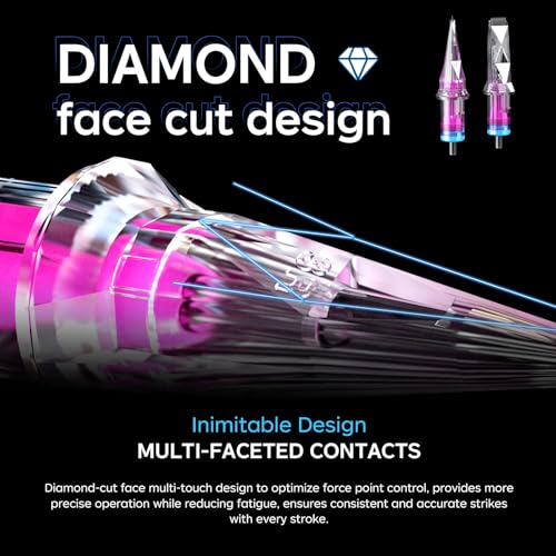 Assorted Tattoo Cartridge Needles 20pcs Disposable Mixed Sizes