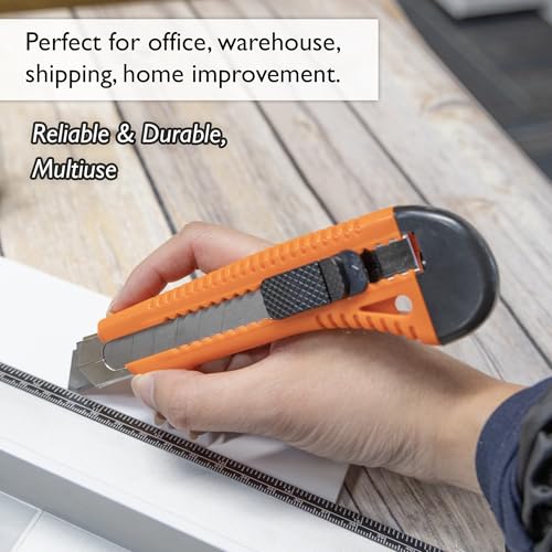 BAZIC Snap-Off Utility Cutter Replacement Blades - 8 Pack