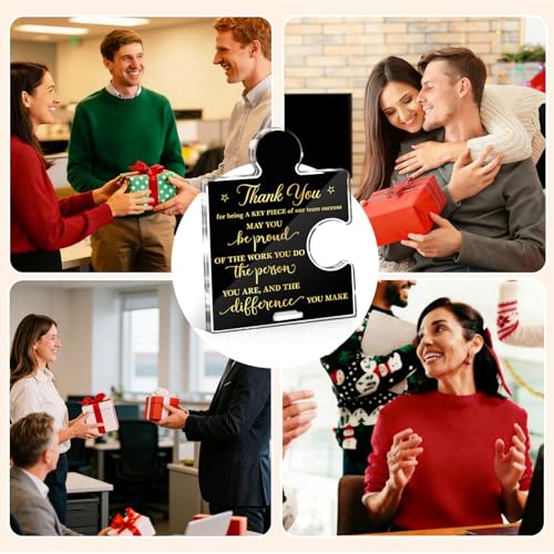 Employee Appreciation Puzzle Piece Acrylic Sign Gift