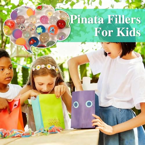 Assorted Small Bouncy Balls for Kids - 16pcs Party Favors
