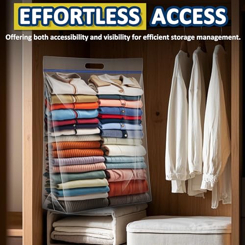 25 Gallon Heavy Duty Resealable Storage Bags with Zipper - 3 Pack