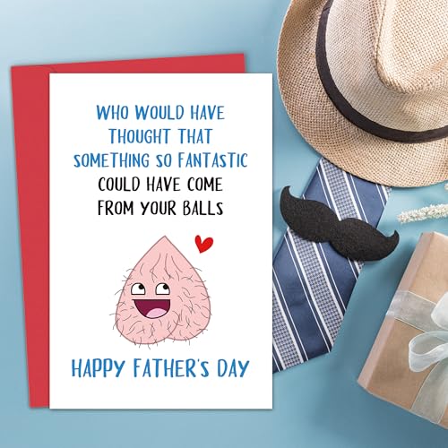 Funny Father's Day Card for Dad or Husband - Humor & Rude Design