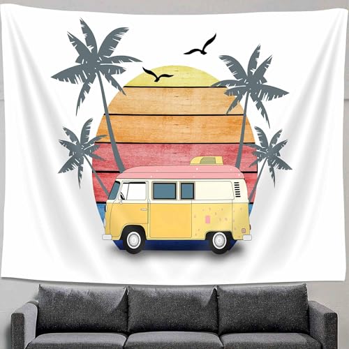 JAWO North Carolina Retro Wall Tapestry for College Dorm & Room Decor