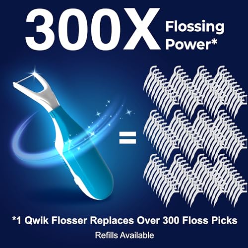 QWIK Flosser Dental Floss Refill Pack 15m Mint Flavor
