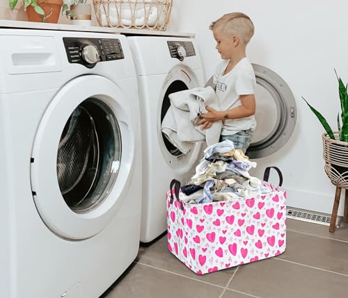 DUYIY Rectangle Storage Basket - Collapsible Laundry Hamper & Organizer