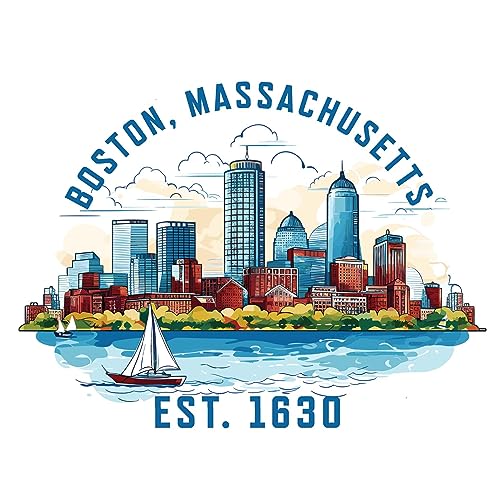 Boston Massachusetts Souvenir Decorative Magnet - 2-Inch